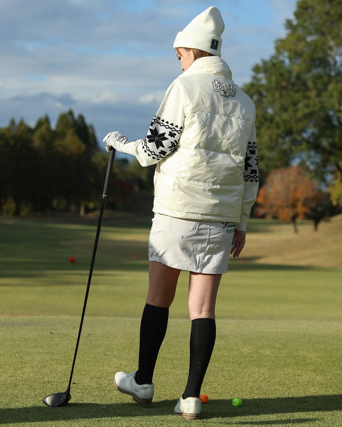 ホワイト：170cm(Sサイズ着用)