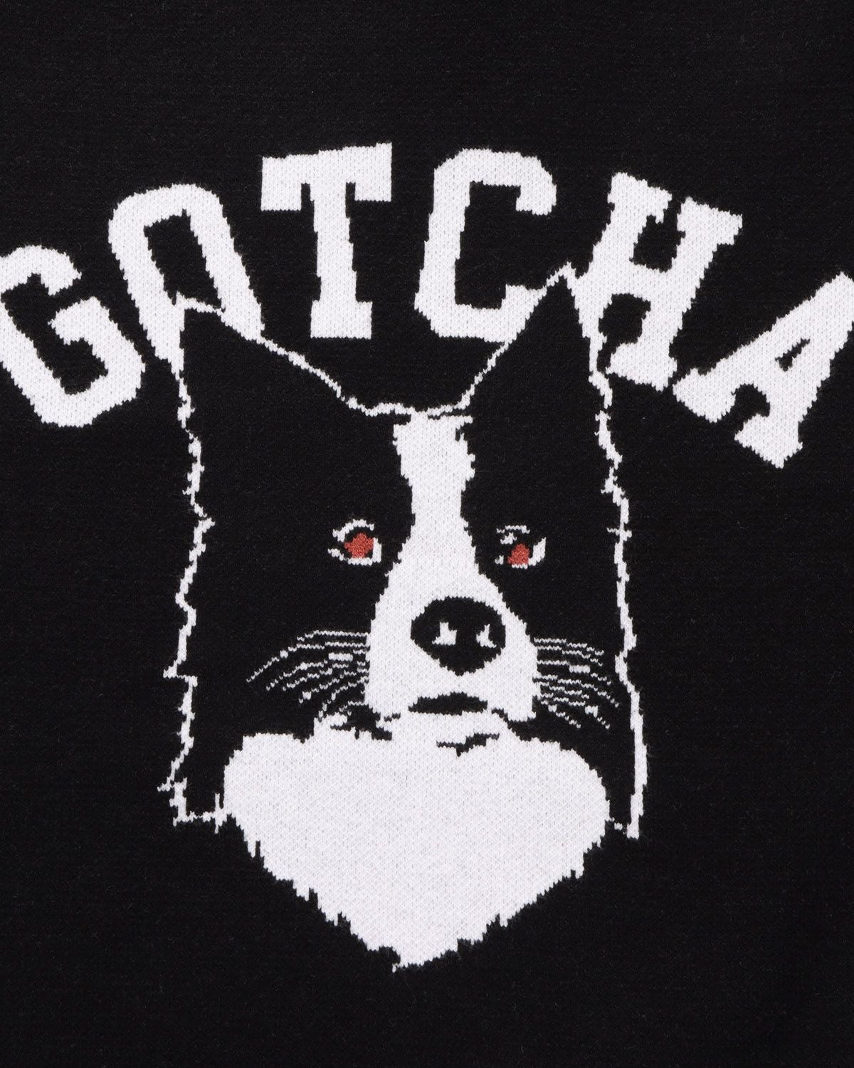 GOTCHA GOLF] ウォッシャブル ジャカード ドッグ クルーネック