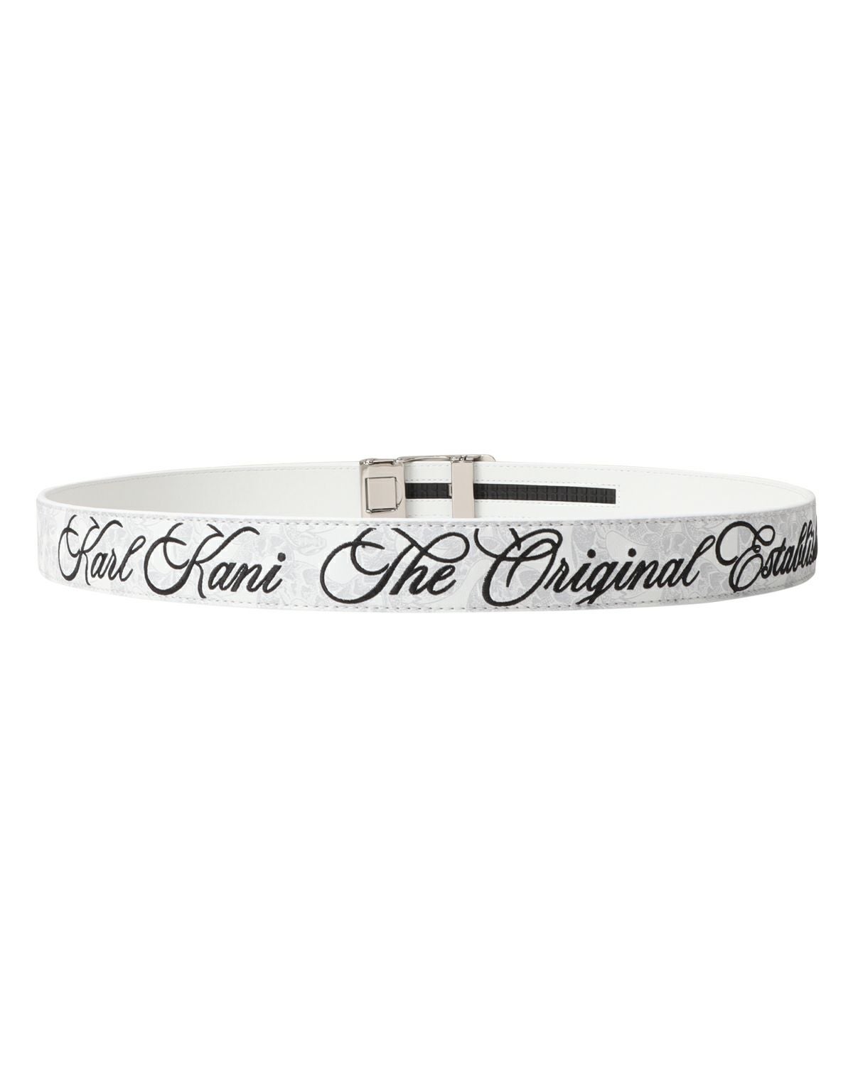 Karl Kani GOLF] パイソン 総柄 PU ホールレス ベルト | PEET ONLINE STORE