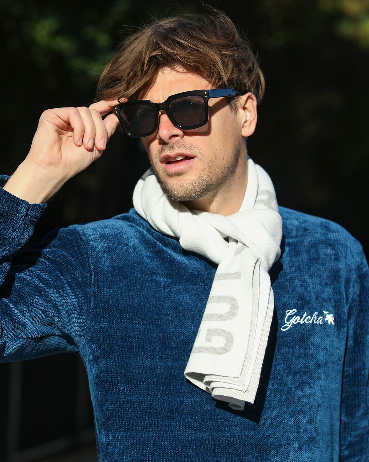 GOTCHA GOLF] カシミアブレンド ニット マフラー | PEET ONLINE STORE
