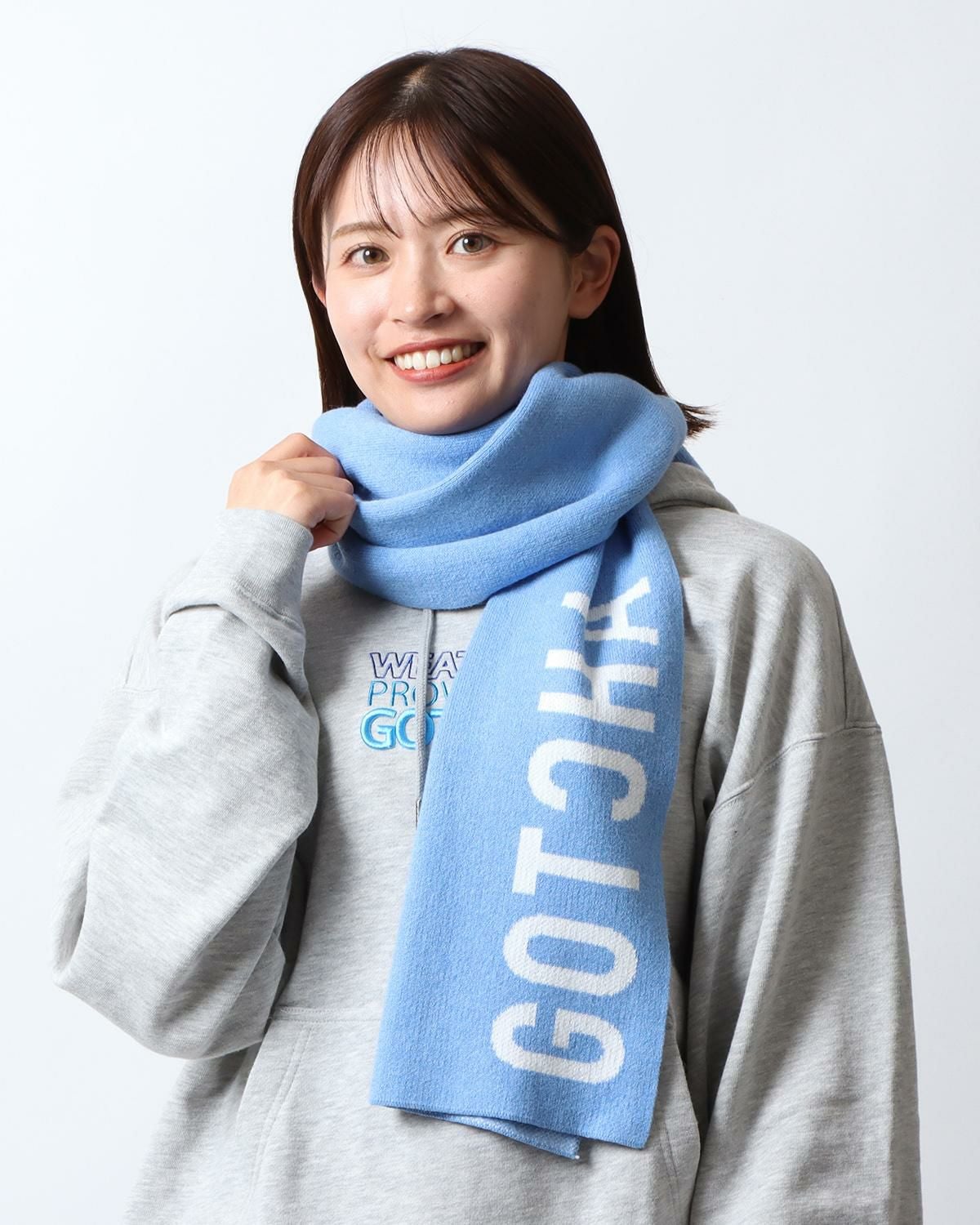 GOTCHA GOLF] カシミアブレンド ニット マフラー | PEET ONLINE STORE