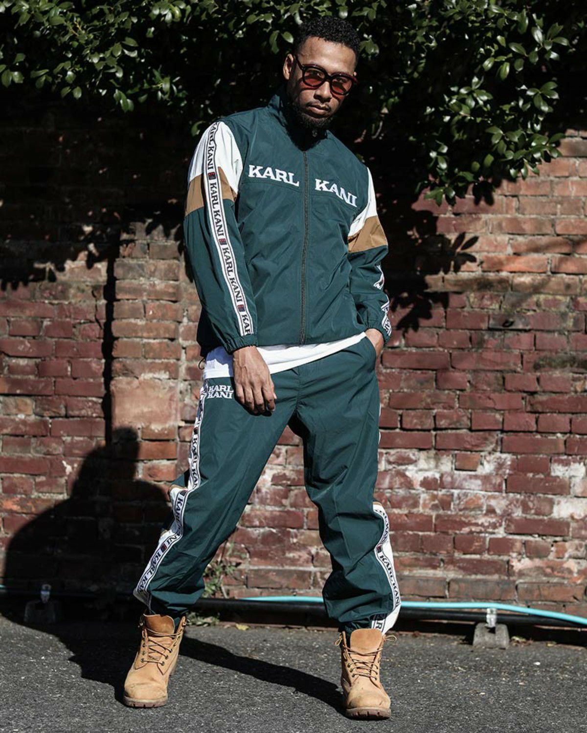 Karl Kani セットアップ M 【 レア 】 Karl Kani（カールカナイ） 大きいサイズ メンズ ベロア 上下