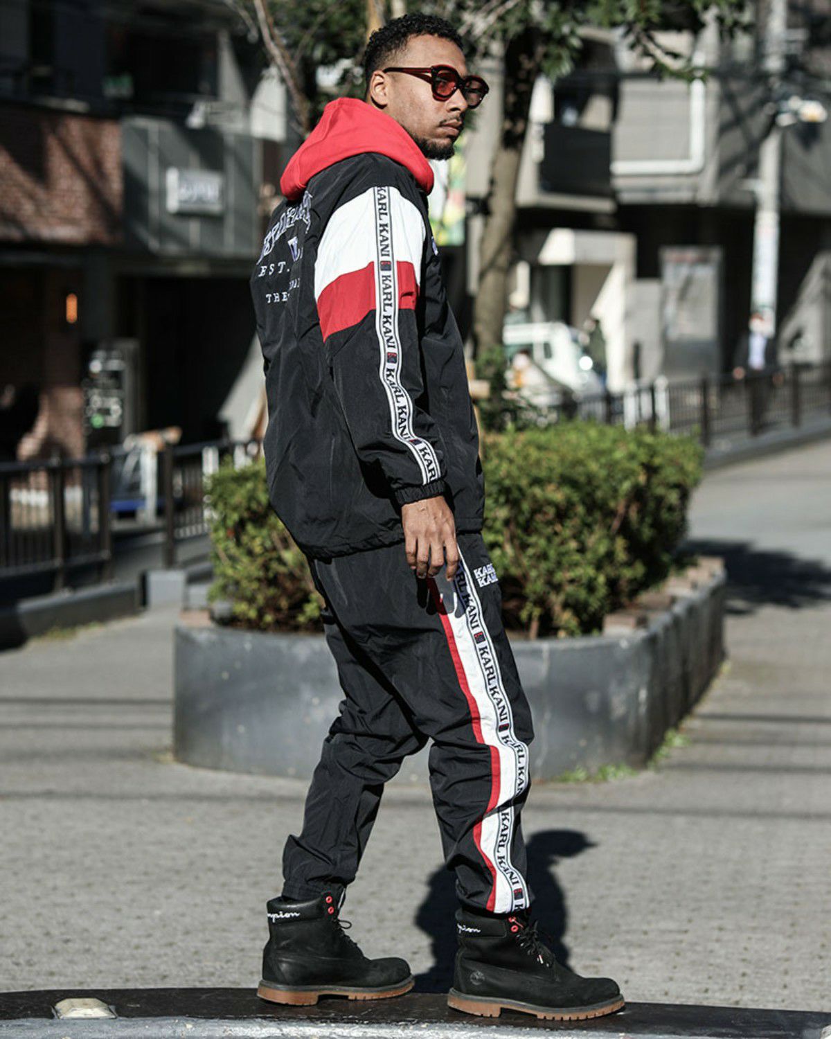 Karl Kani] ロゴ テープ セットアップ イージーパンツ | PEET ONLINE STORE