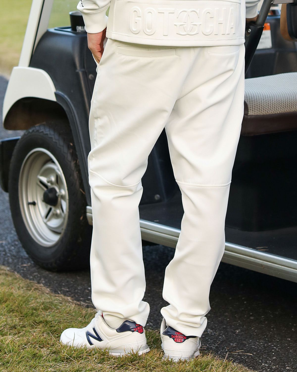 GOTCHA GOLF] ポリ 切替 ダンボールニット パンツ | PEET ONLINE STORE