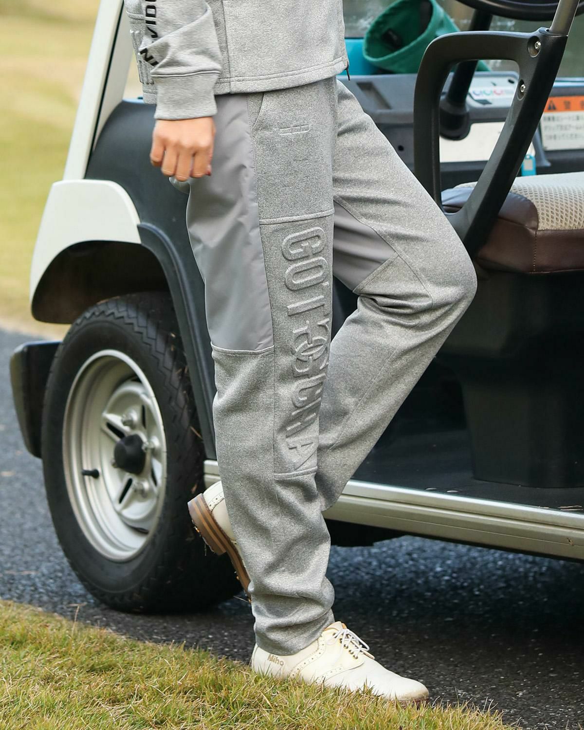 pg♡ダンボールパンツ00 GOTCHA GOLF] ポリ 切替 ダンボールニット パンツ | PEET ONLINE STORE
