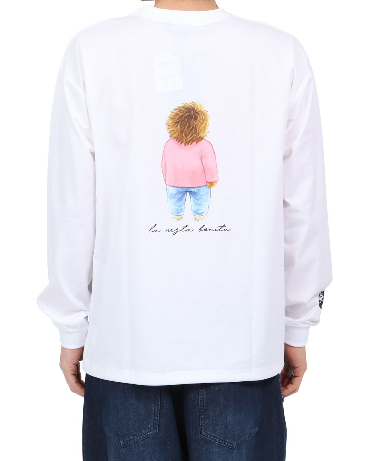 ホワイト：180cm67kg(Lサイズ着用)