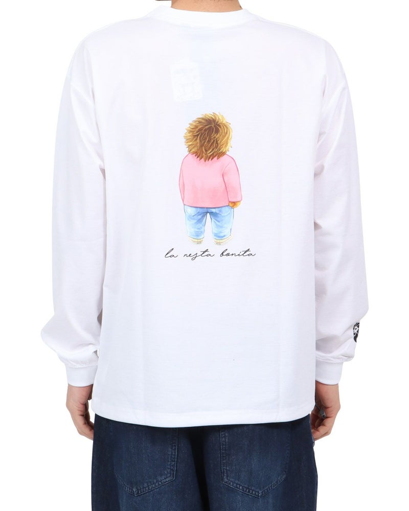 ホワイト：180cm67kg(Lサイズ着用)