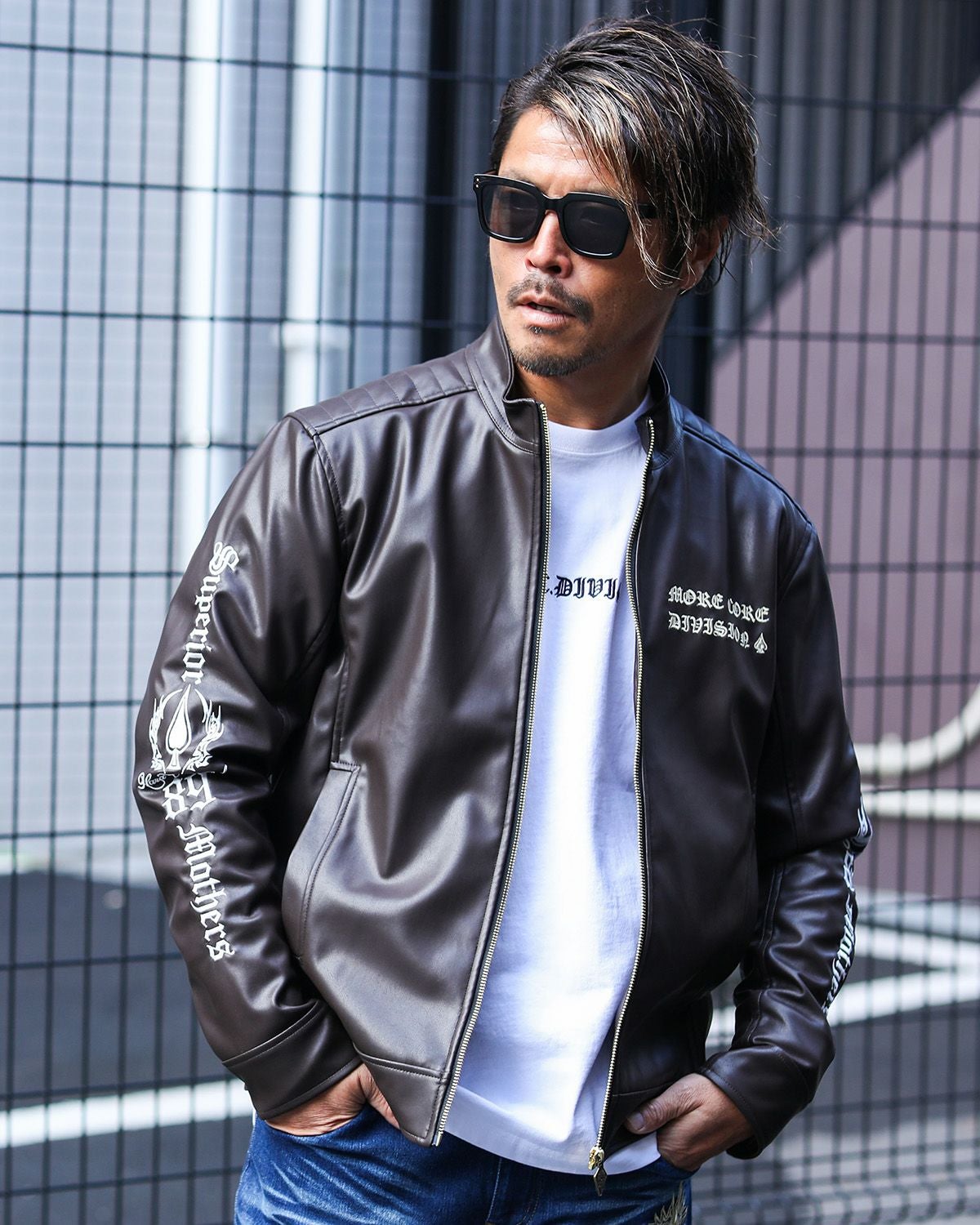 ★HARLEY-DAVIDSON★ 本革シングルライ ダース インナー脱着可　M sentinel-gloss-black-