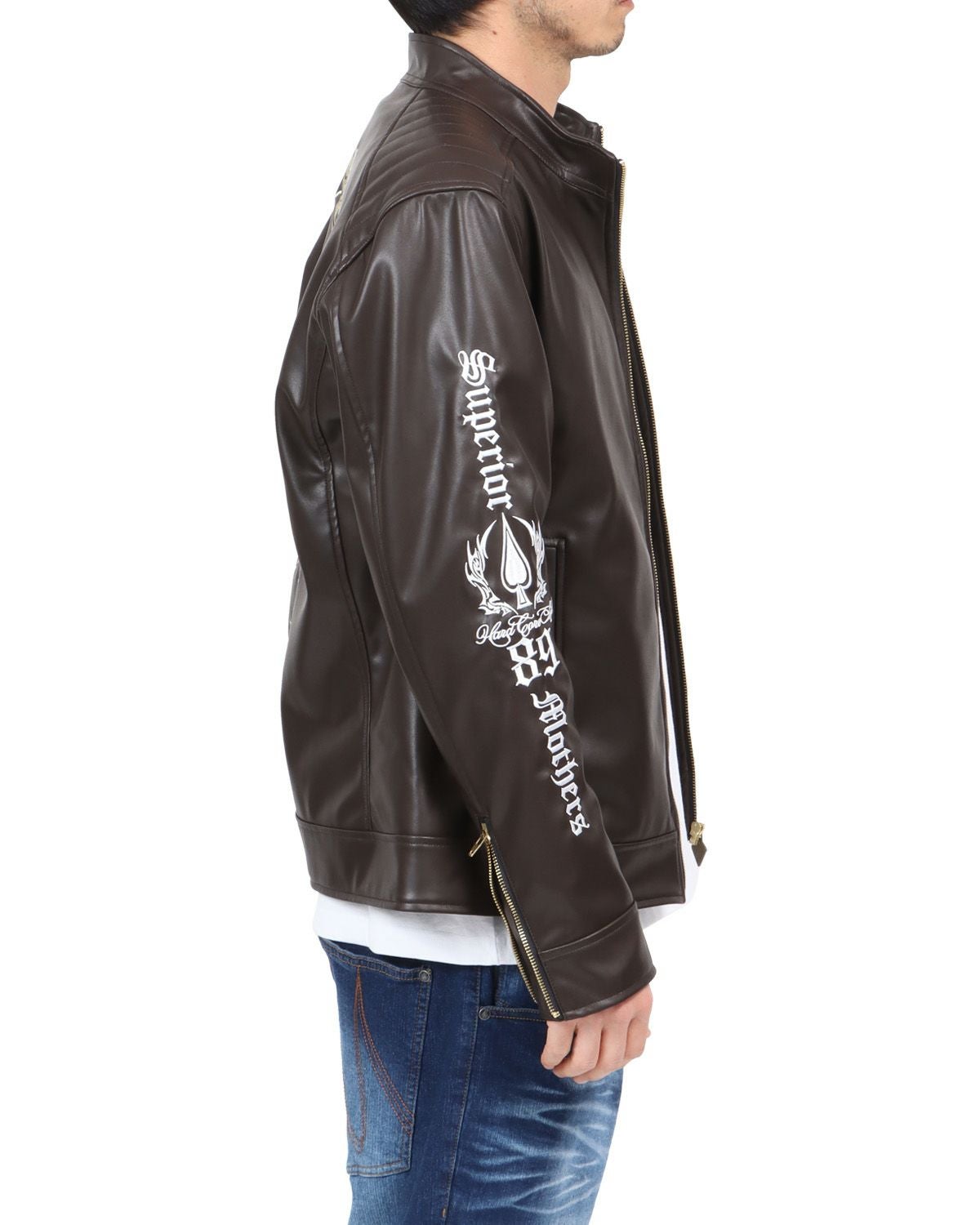 【希少・日本製】トルネードマート ハイブリッドグランジスネークライダース L MCD] トライバル スネーク PU ライダース ジャケット | PEET ONLINE STORE