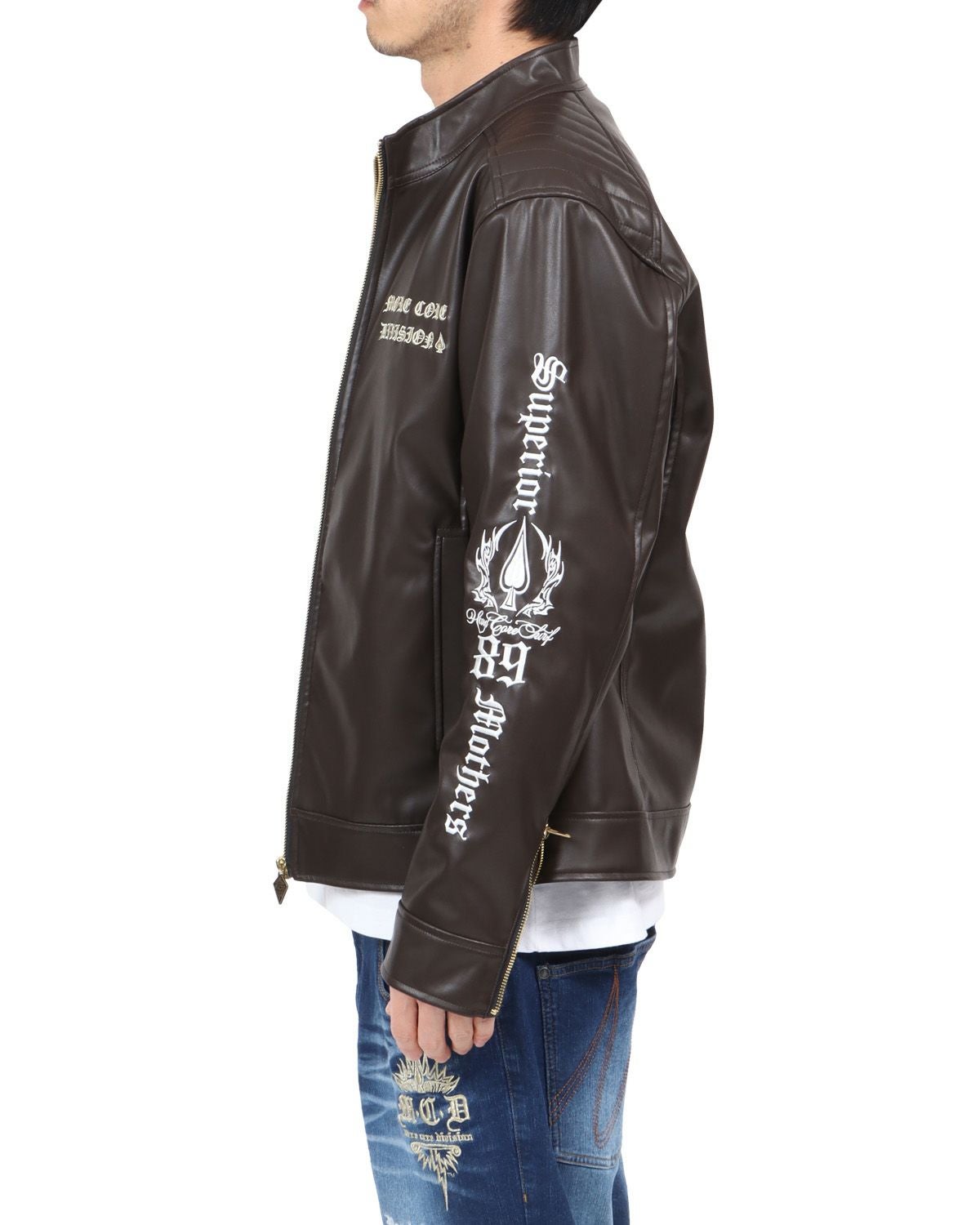 MCD] トライバル スネーク PU ライダース ジャケット | PEET ONLINE STORE