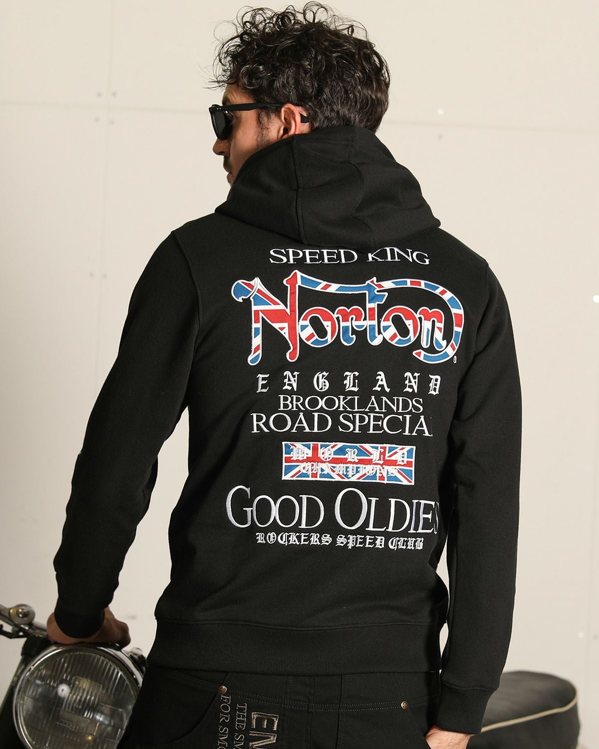 値下げ！Nortonパーカー XXL Norton ノートン モイスト ポリスウェード パーカー メンズ 裏ボア