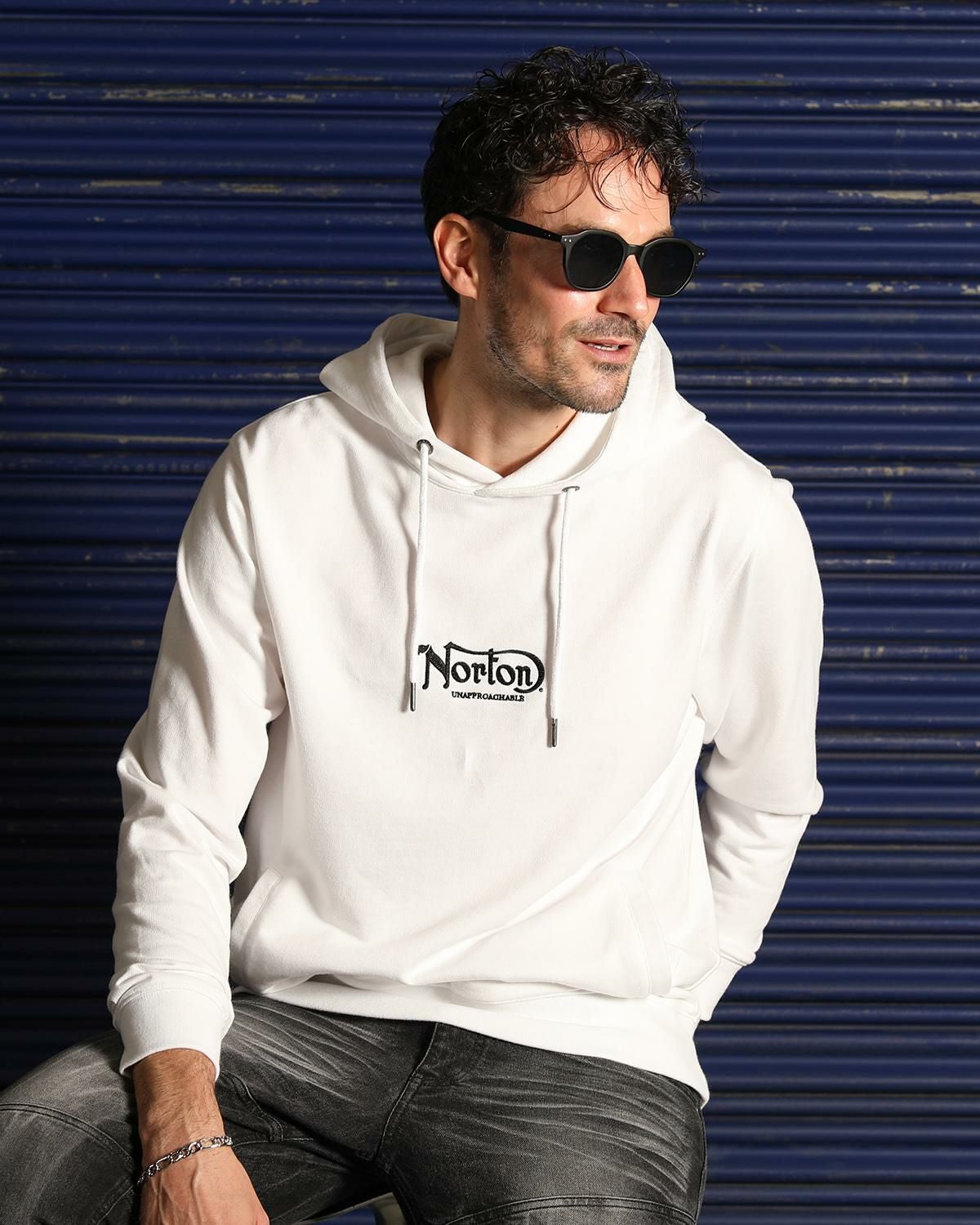 Norton フード付きスウェット上下 LARGE ホワイト Norton] パンクキャット パーカー | PEET ONLINE STORE