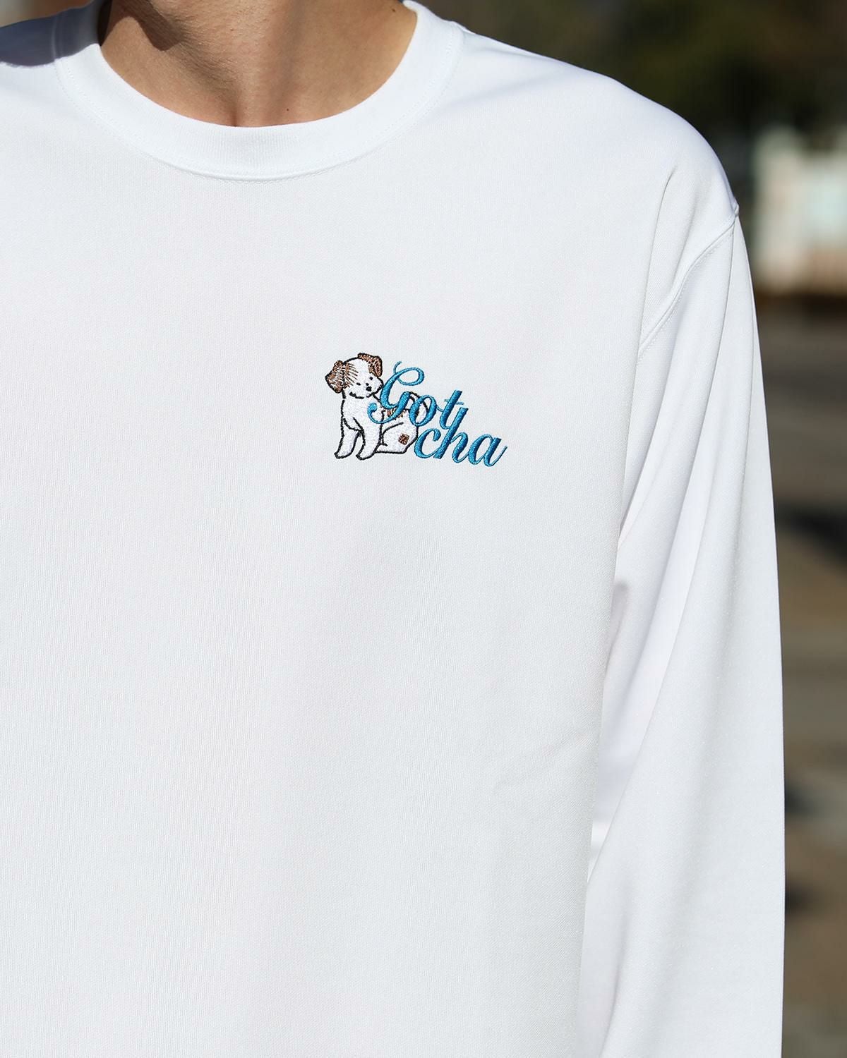 ホワイト：180cm67kg(Lサイズ着用)