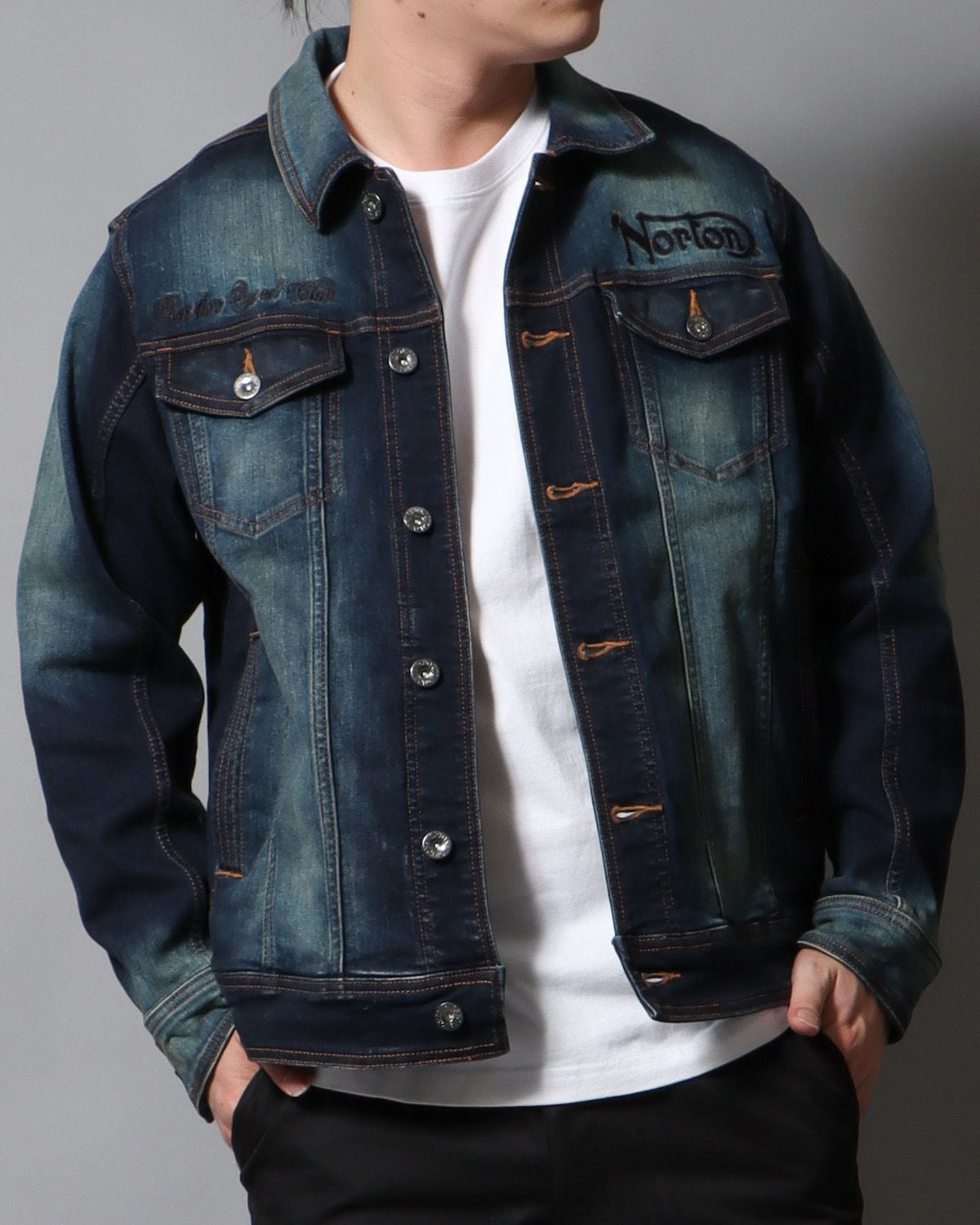 Norton] ストレッチ デニム ジャケット | PEET ONLINE STORE