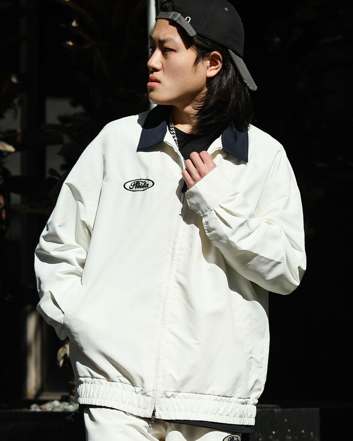 オフホワイト：168cm55kg(Lサイズ着用)