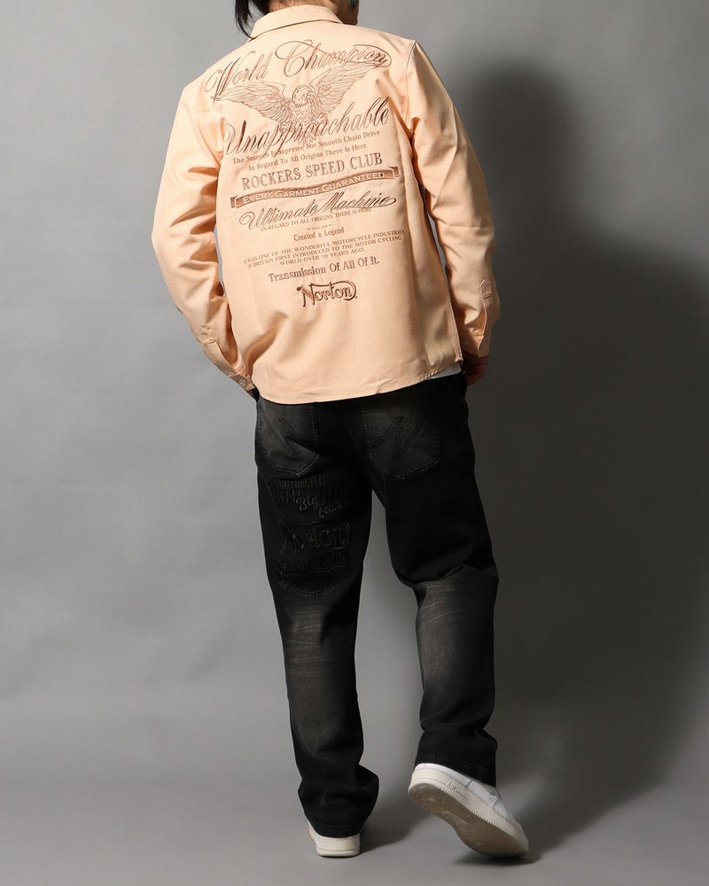 オレンジ：178cm/75kg(Lサイズ着用)