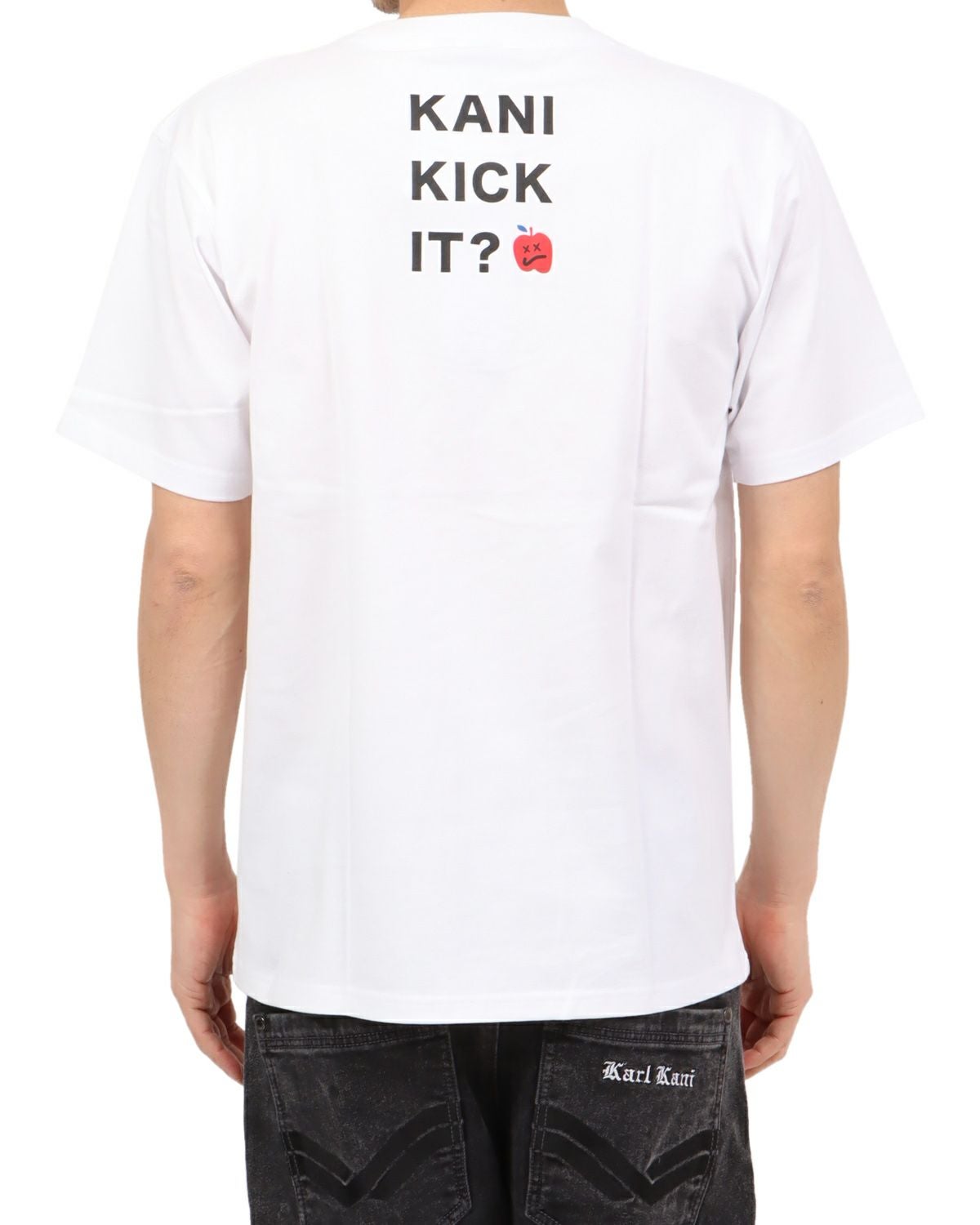 ホワイト：180cm67kg(Lサイズ着用)