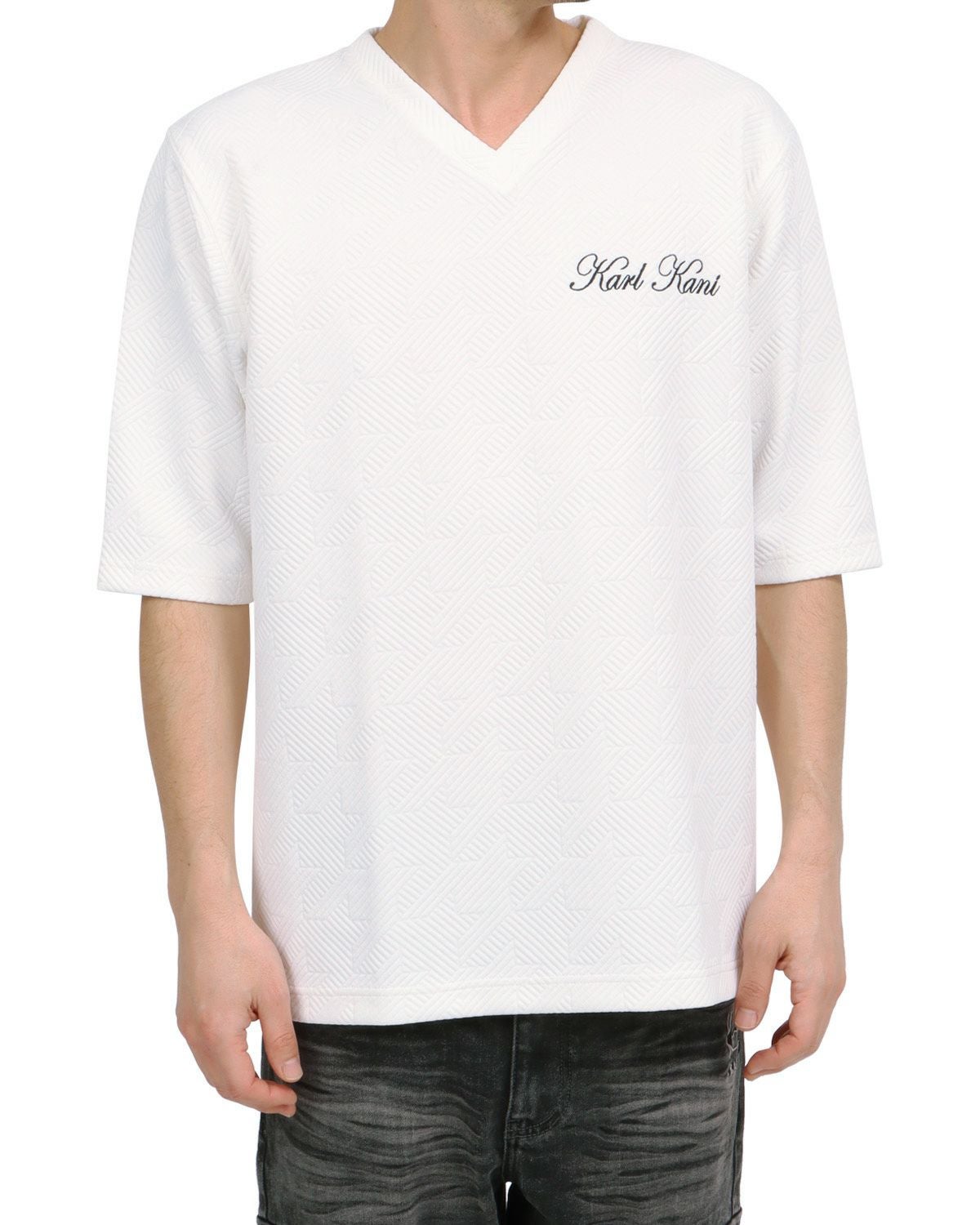 ホワイト：180cm67kg(Lサイズ着用)