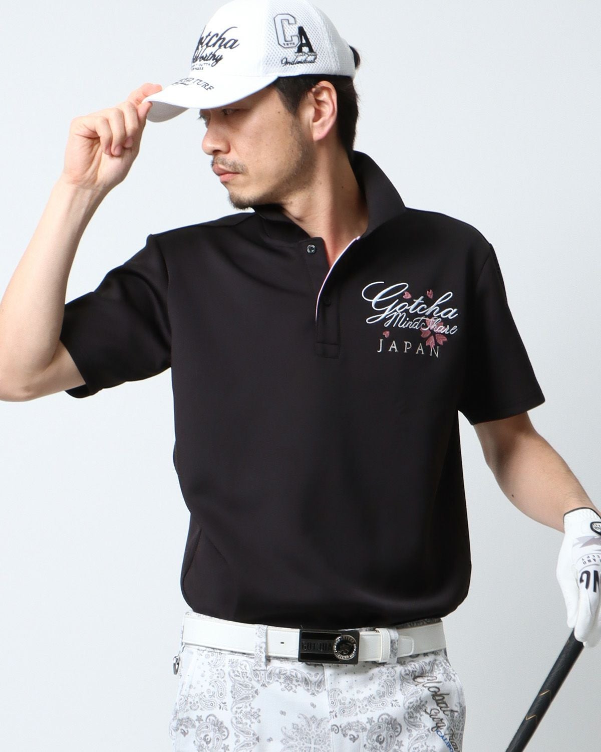 GML ストライプ ポロシャツ GMLキャップ le coq sportif GOLF（ルコックスポルティフ ゴルフ） 公式 ルコック