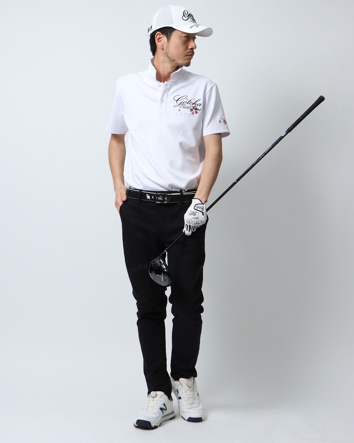 ホワイト：180cm67kg(Lサイズ着用)