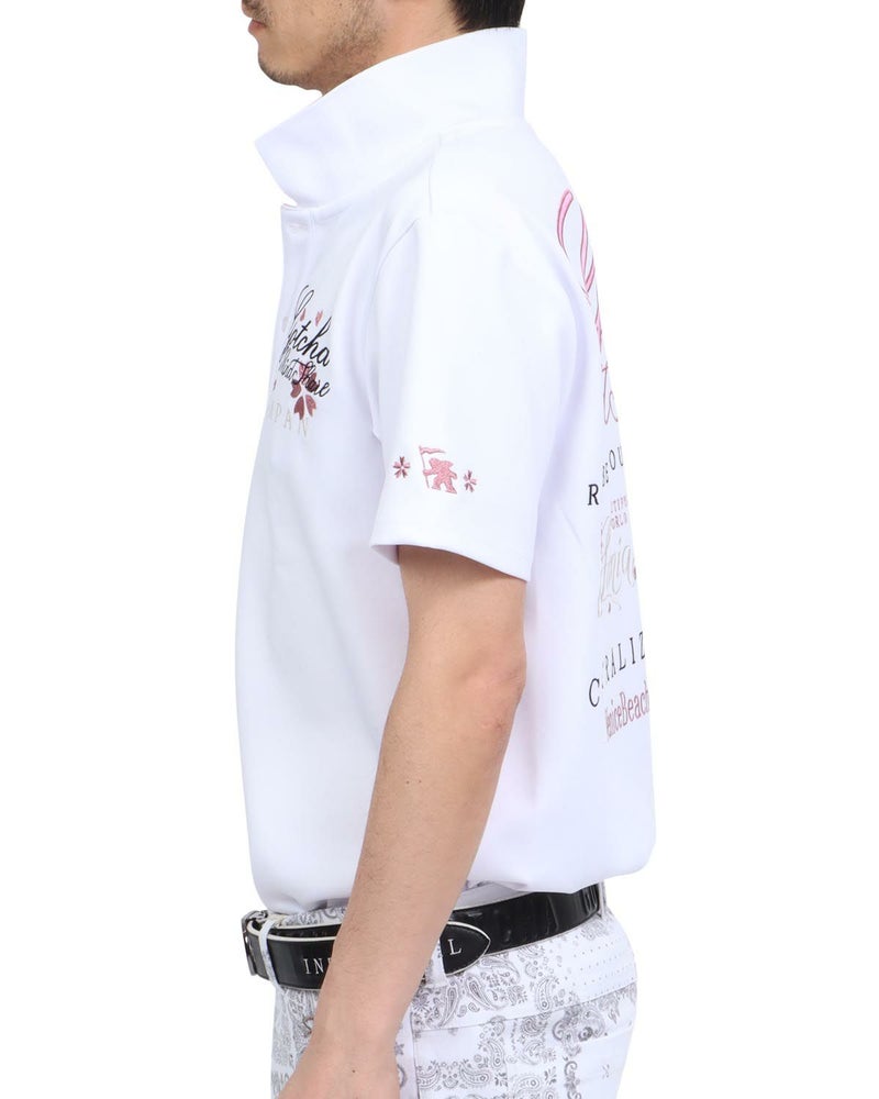 ホワイト：180cm67kg(Lサイズ着用)