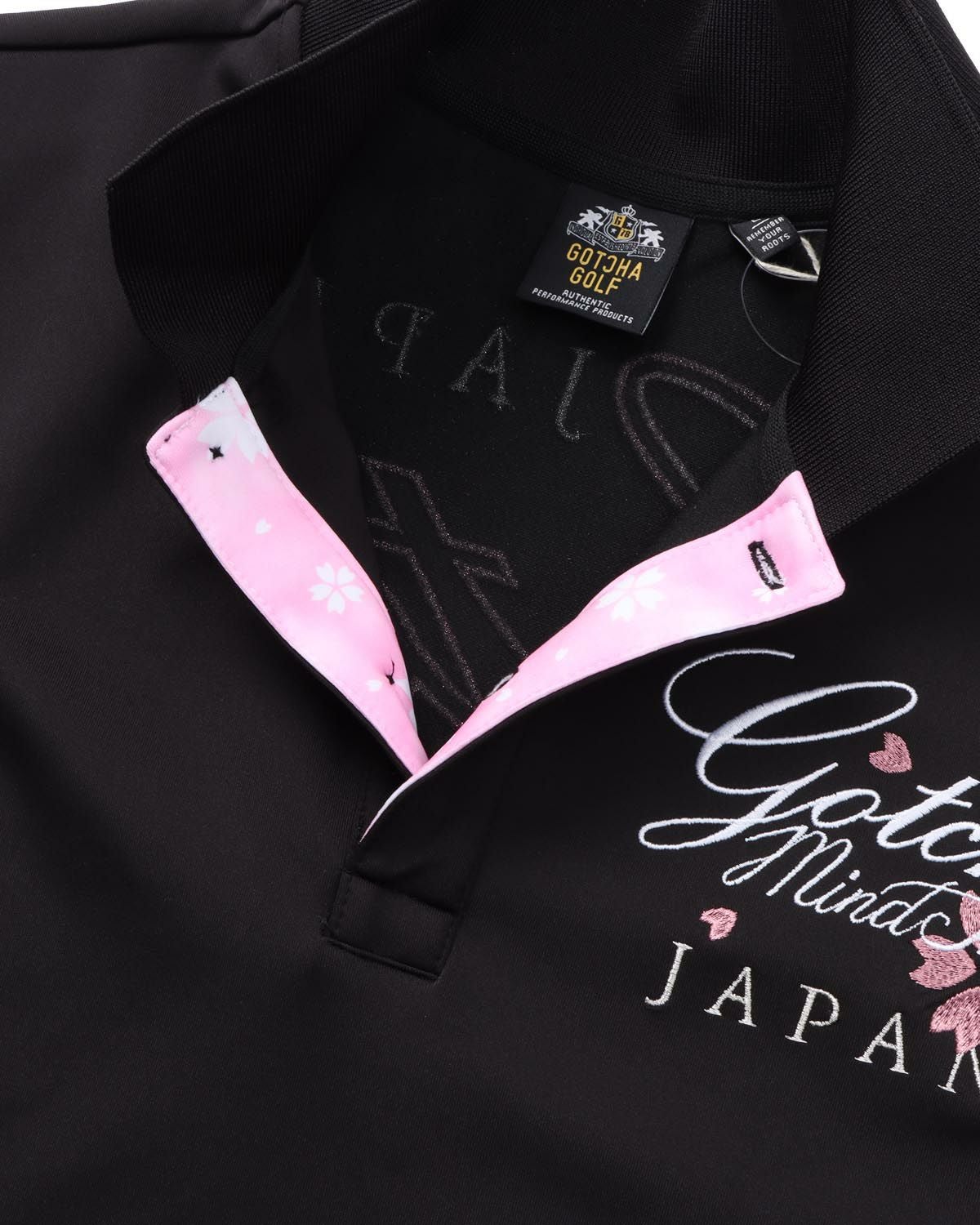GOTCHA GOLF] スムース シャイニー サクラ ポロシャツ | PEET ONLINE STORE