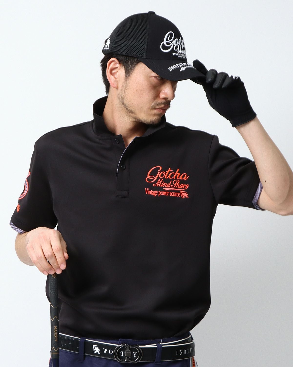 GOTCHA GOLF] スムース ボタニカル ネオン ポロシャツ | PEET ONLINE STORE