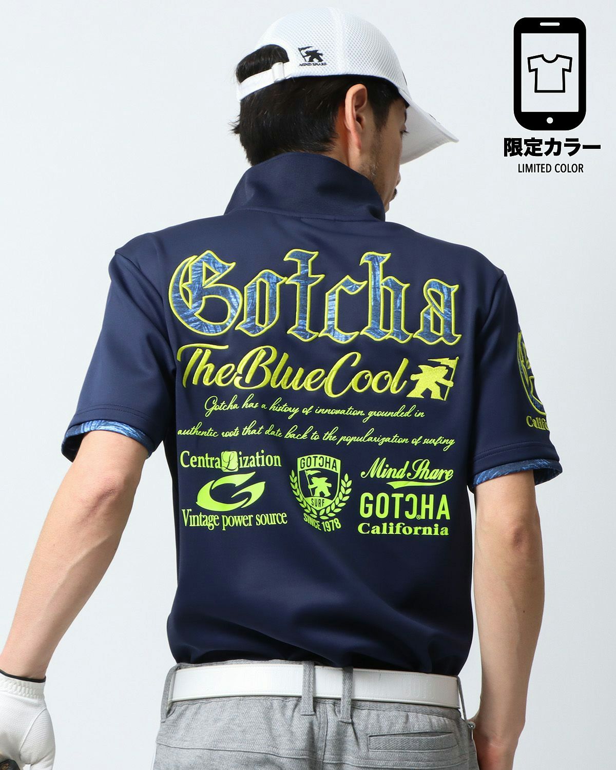GOTCHA GOLF] スムース ボタニカル ネオン ポロシャツ | PEET ONLINE STORE