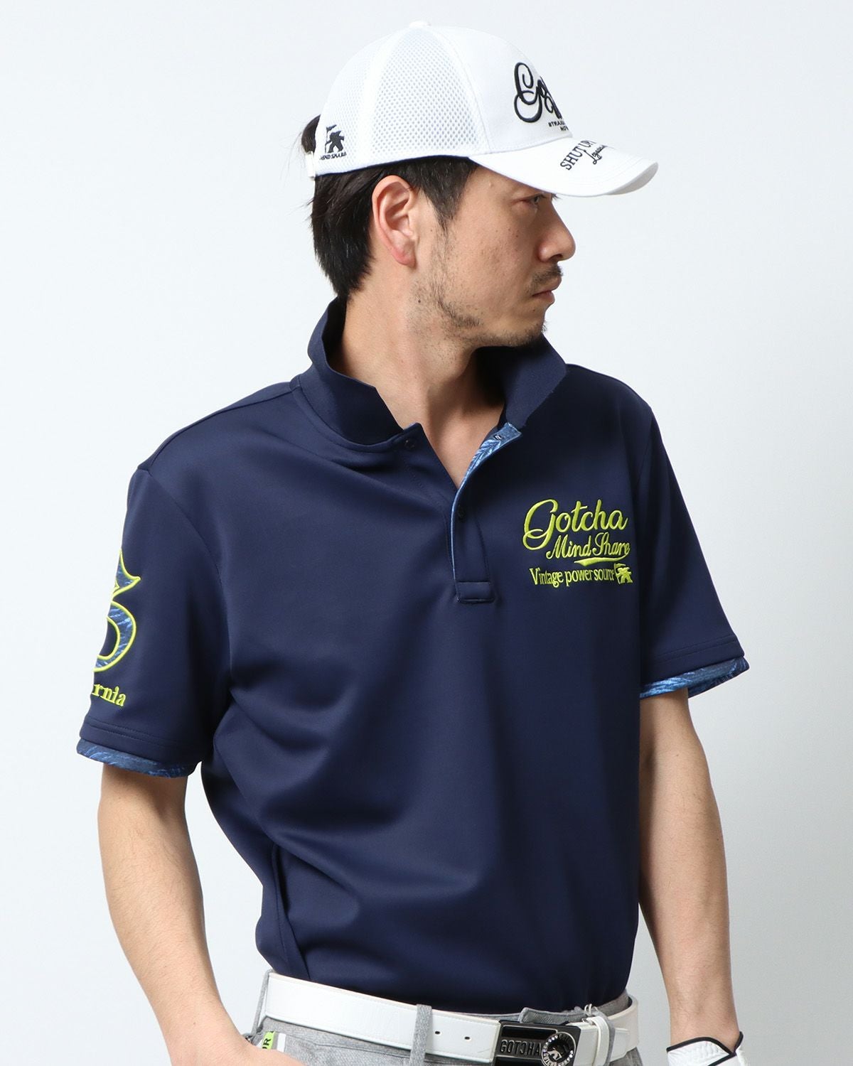 GOTCHA GOLF] スムース ボタニカル ネオン ポロシャツ | PEET ONLINE STORE