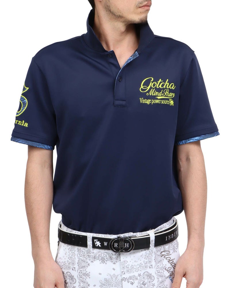 ネイビー：180cm67kg(Lサイズ着用)