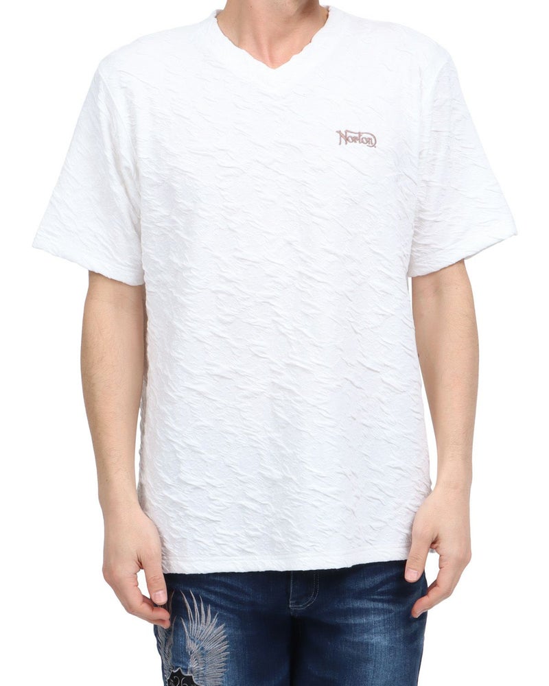 オフホワイト：180cm67kg(Lサイズ着用)