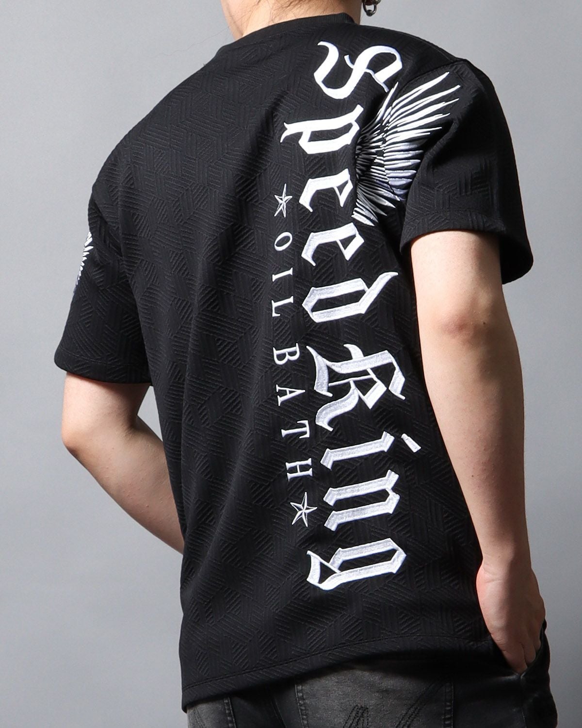 GOTCHA] オルテガ ジャカード パイル Vネック Tシャツ | PEET ONLINE STORE