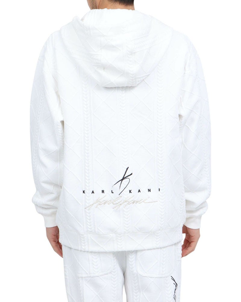 ホワイト：180cm67kg(Lサイズ着用)