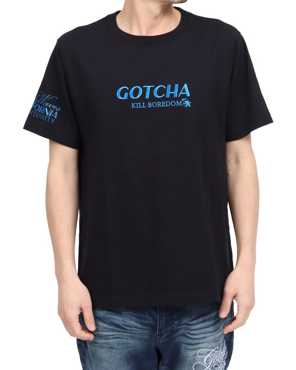 GOTCHA] ブルー ラメ Tシャツ | PEET ONLINE STORE
