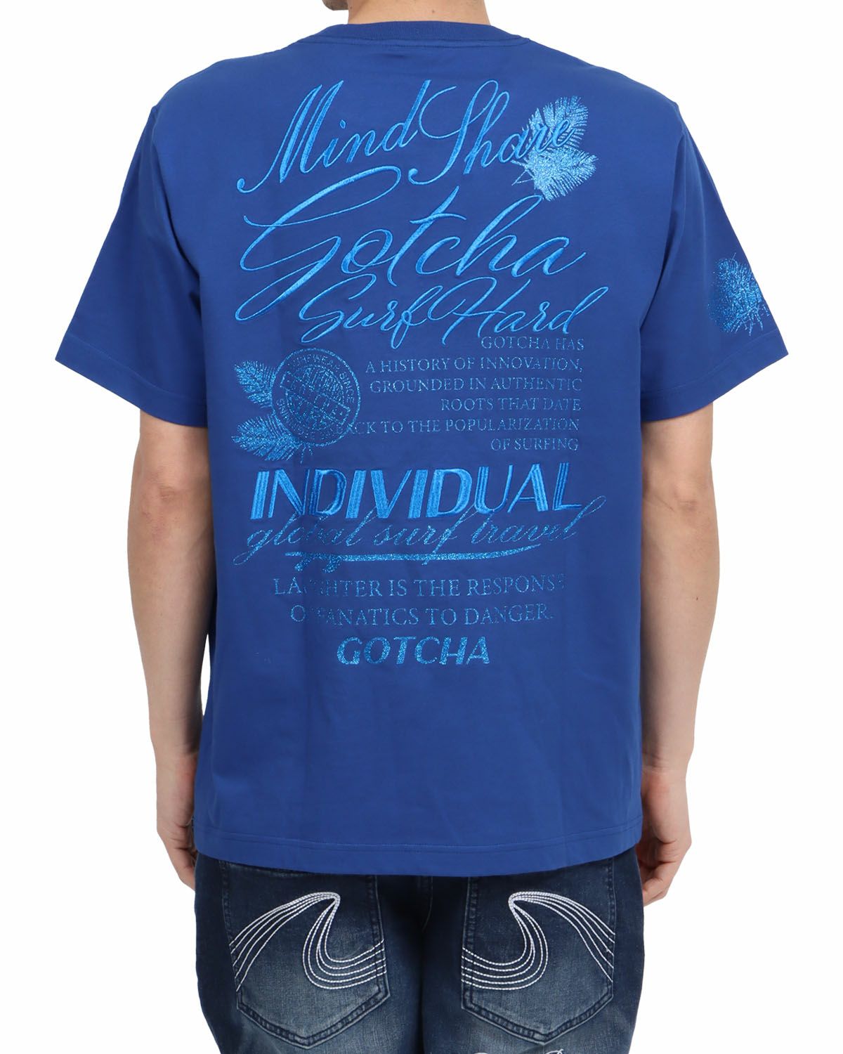 GOTCHA] ブルー ラメ Tシャツ | PEET ONLINE STORE