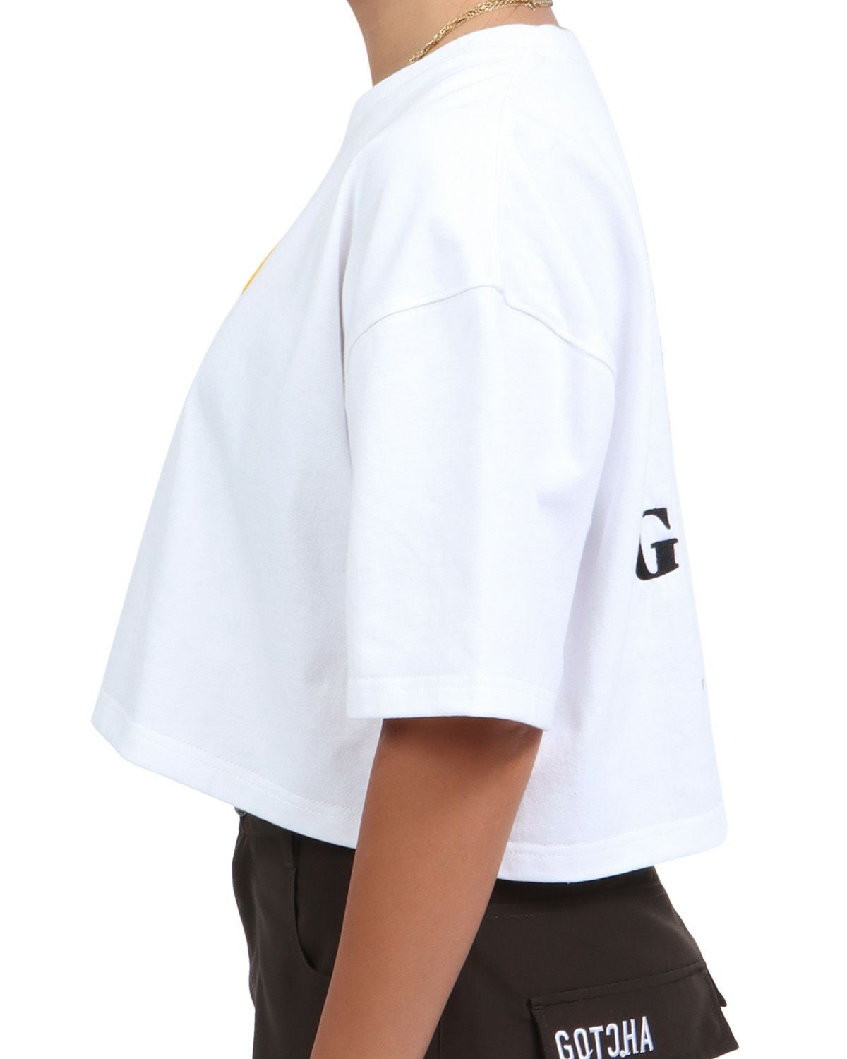 ホワイト：167cm(Lサイズ着用)