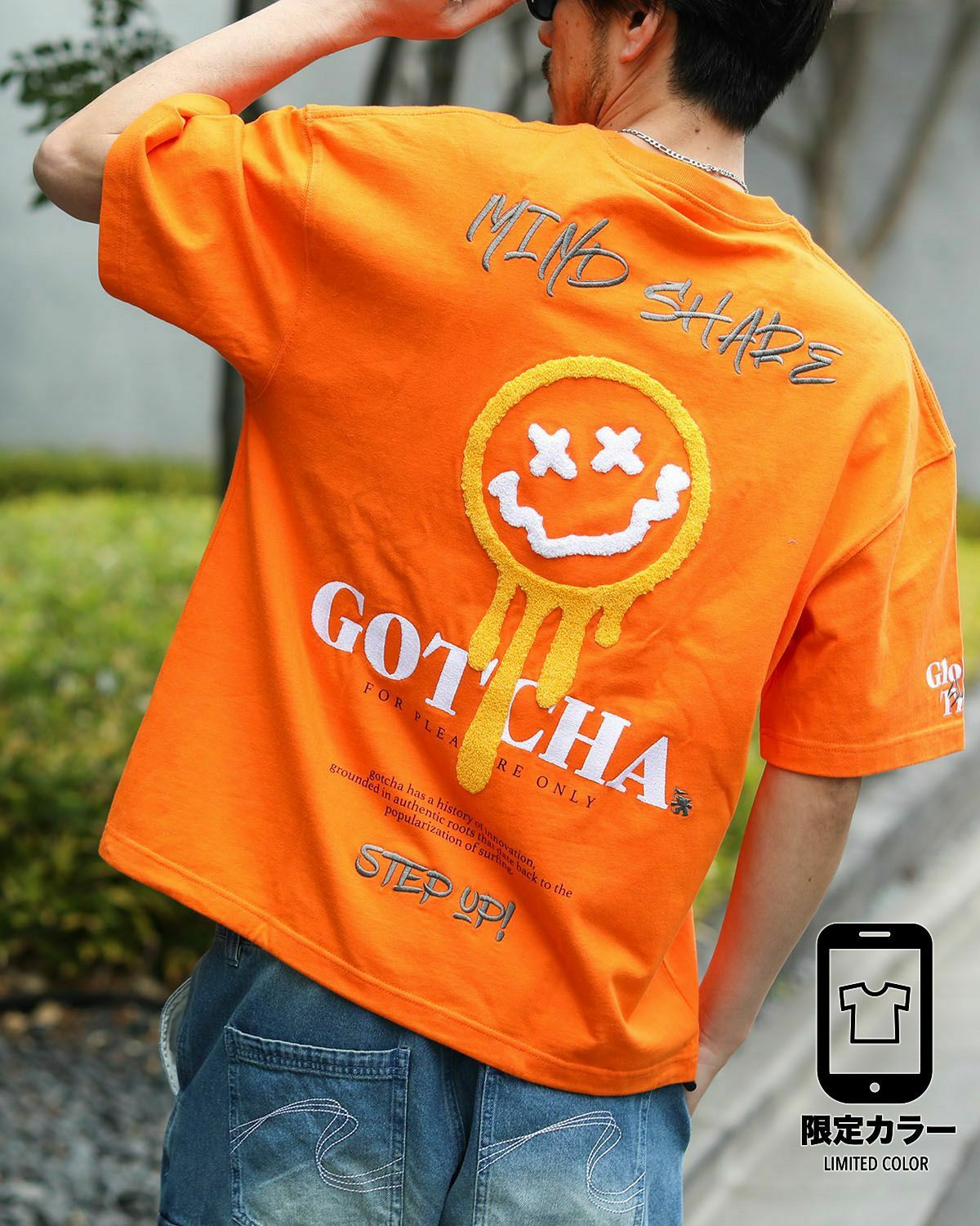 GOTCHA] スマイリー フェイス Tシャツ 2 | PEET ONLINE STORE