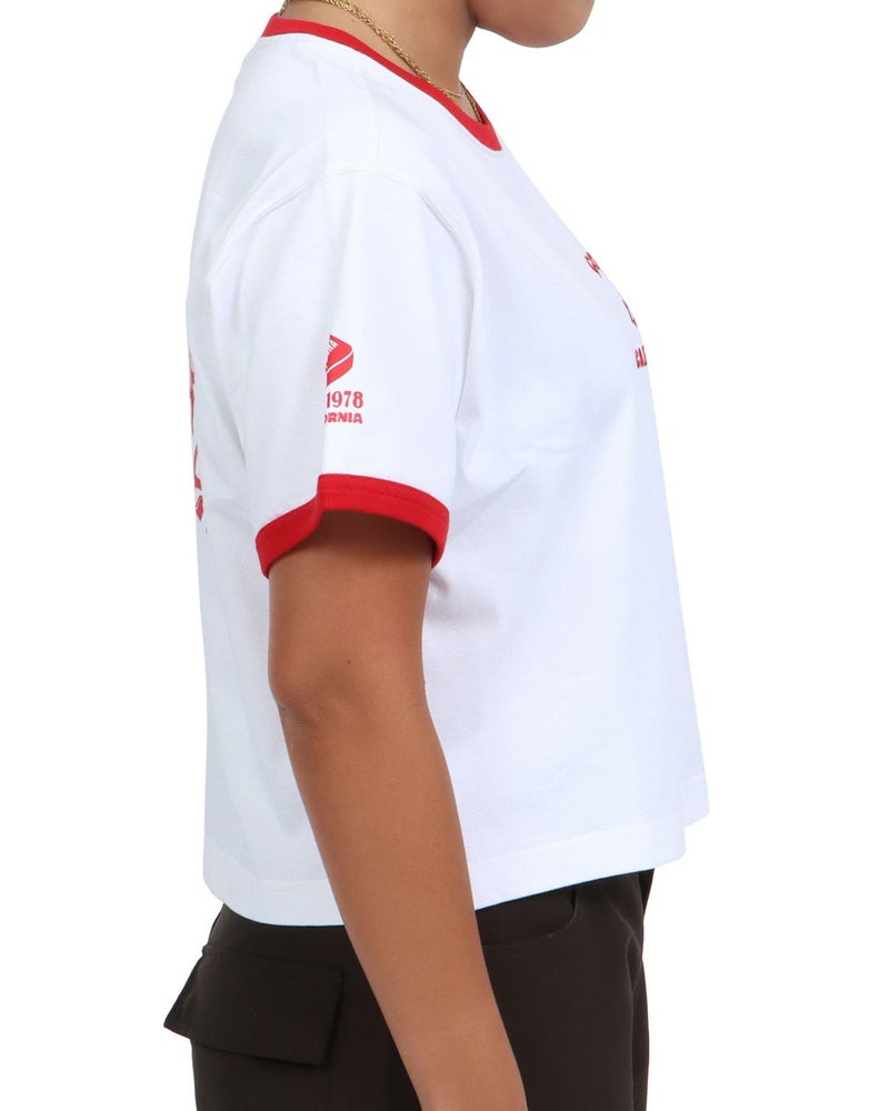 ホワイト：167cm(Lサイズ着用)