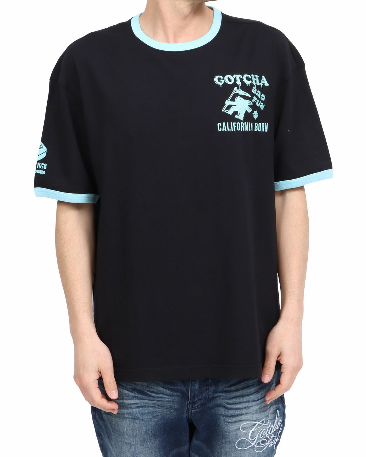 ブラック：180cm67kg(Lサイズ着用)