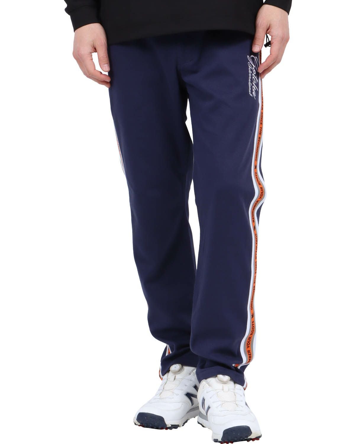 ネイビー：180cm67kg(Lサイズ着用)