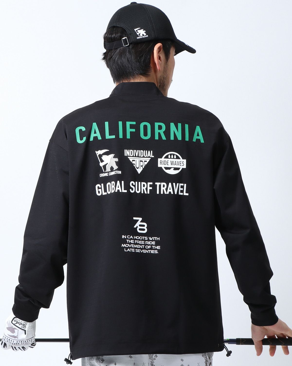 ブラック：180cm67kg(Lサイズ着用)