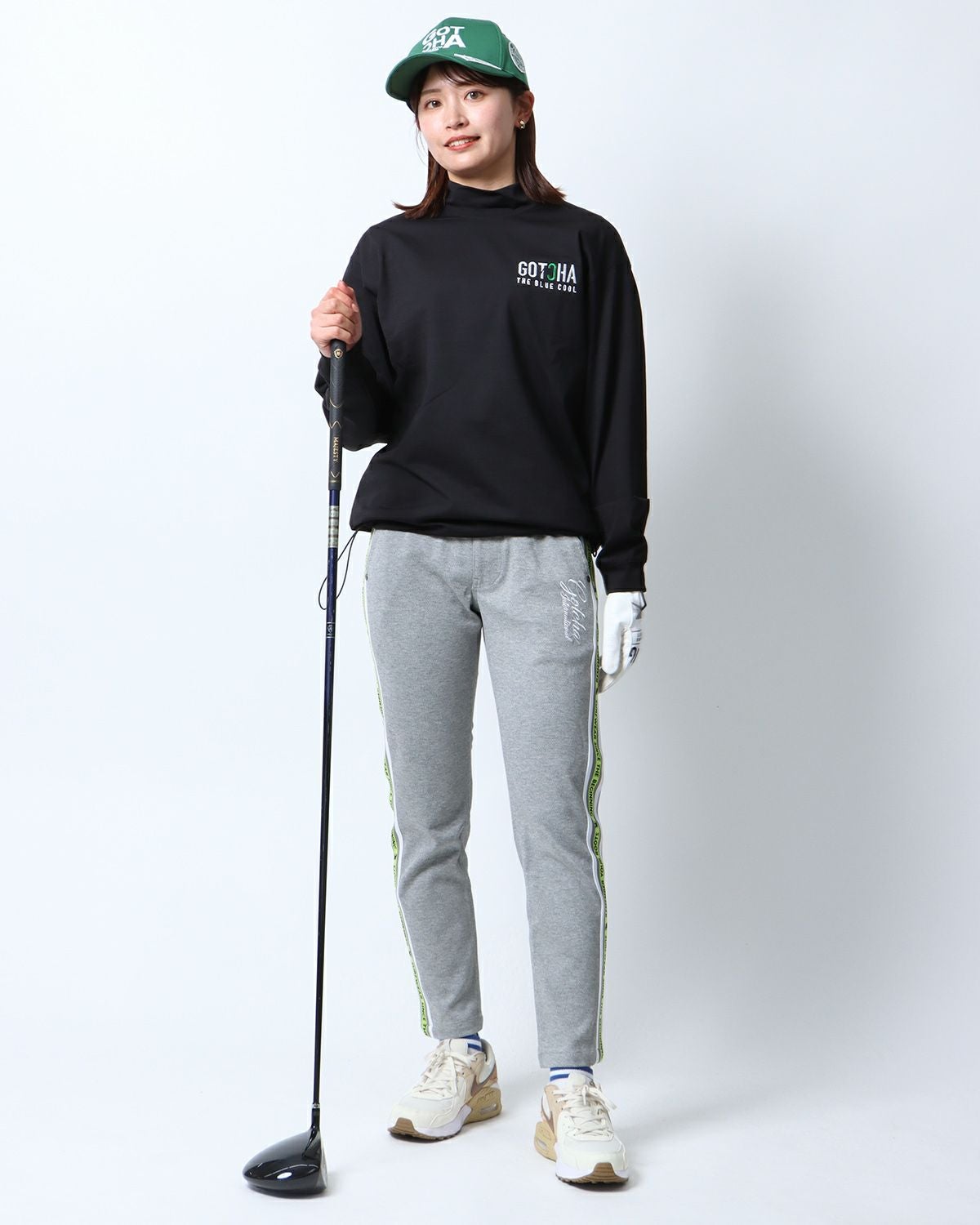 ブラック:161cm(Sサイズ着用)