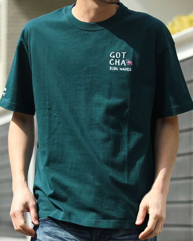 グリーン:180cm67kg(Lサイズ着用)