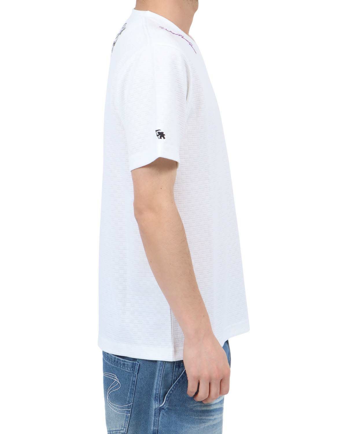 ホワイト：180cm67kg(Lサイズ着用)