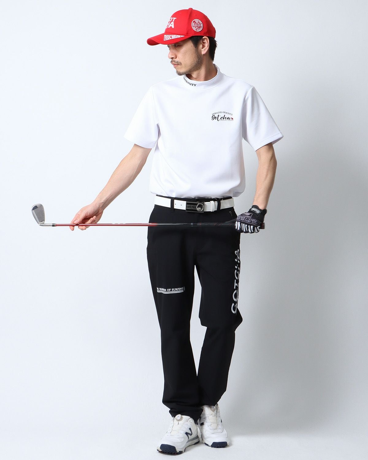 GOTCHA GOLF] ハニカムメッシュ ベーシック ロゴ 刺繍 キャップ | PEET