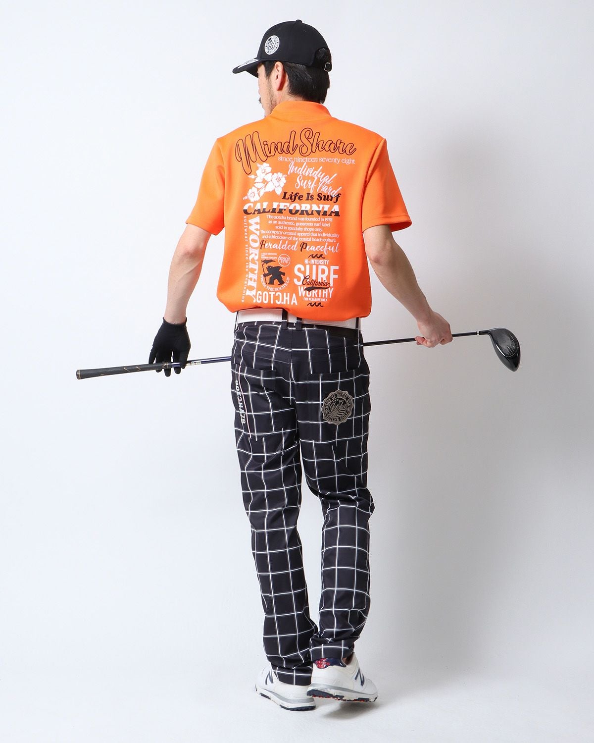 GOTCHA GOLF] スムース ツートーン モックネック Tシャツ | PEET