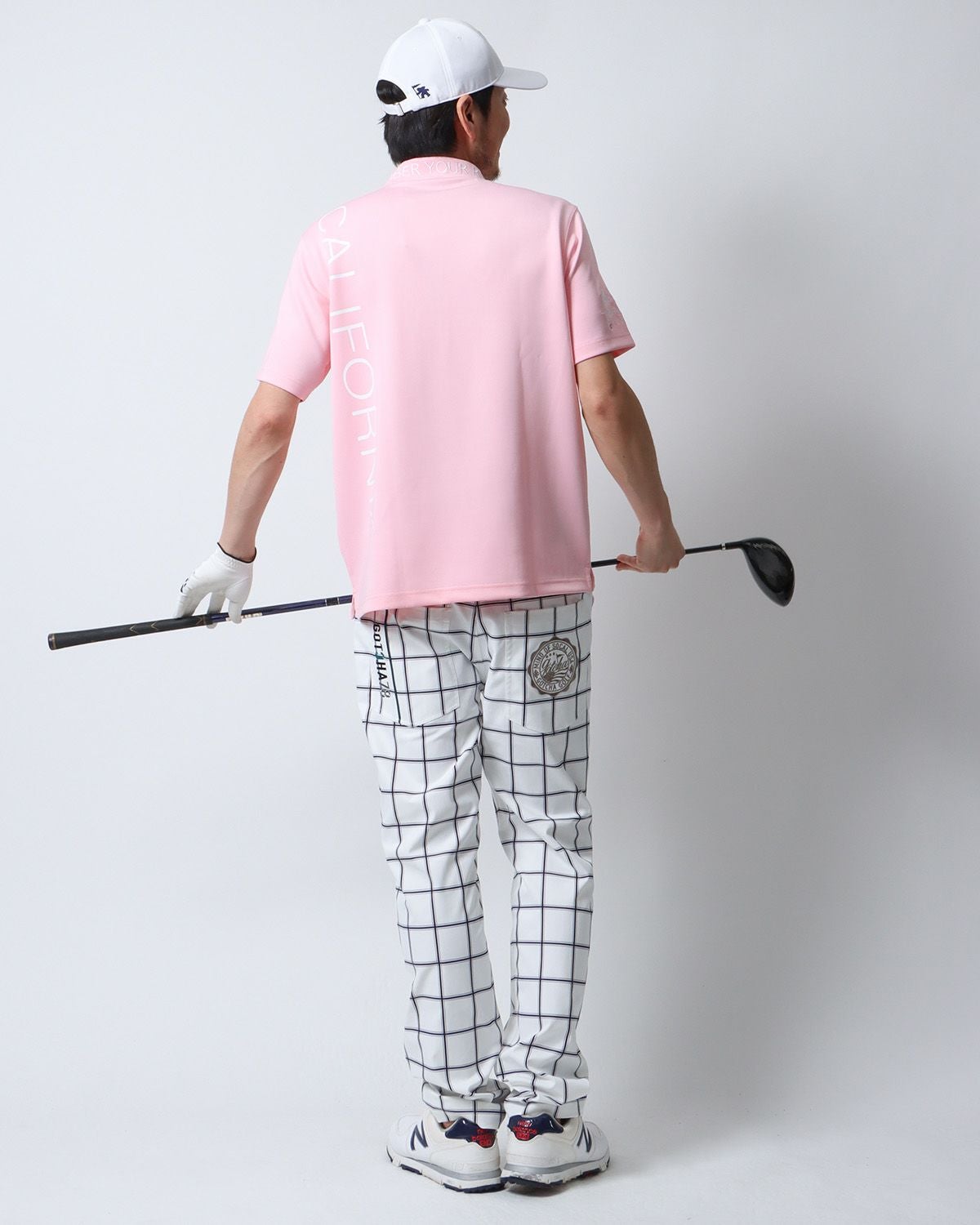 GACHA GOLF Lサイズ GOTCHA GOLF] サクラ ピンク モックネック Tシャツ | PEET ONLINE STORE