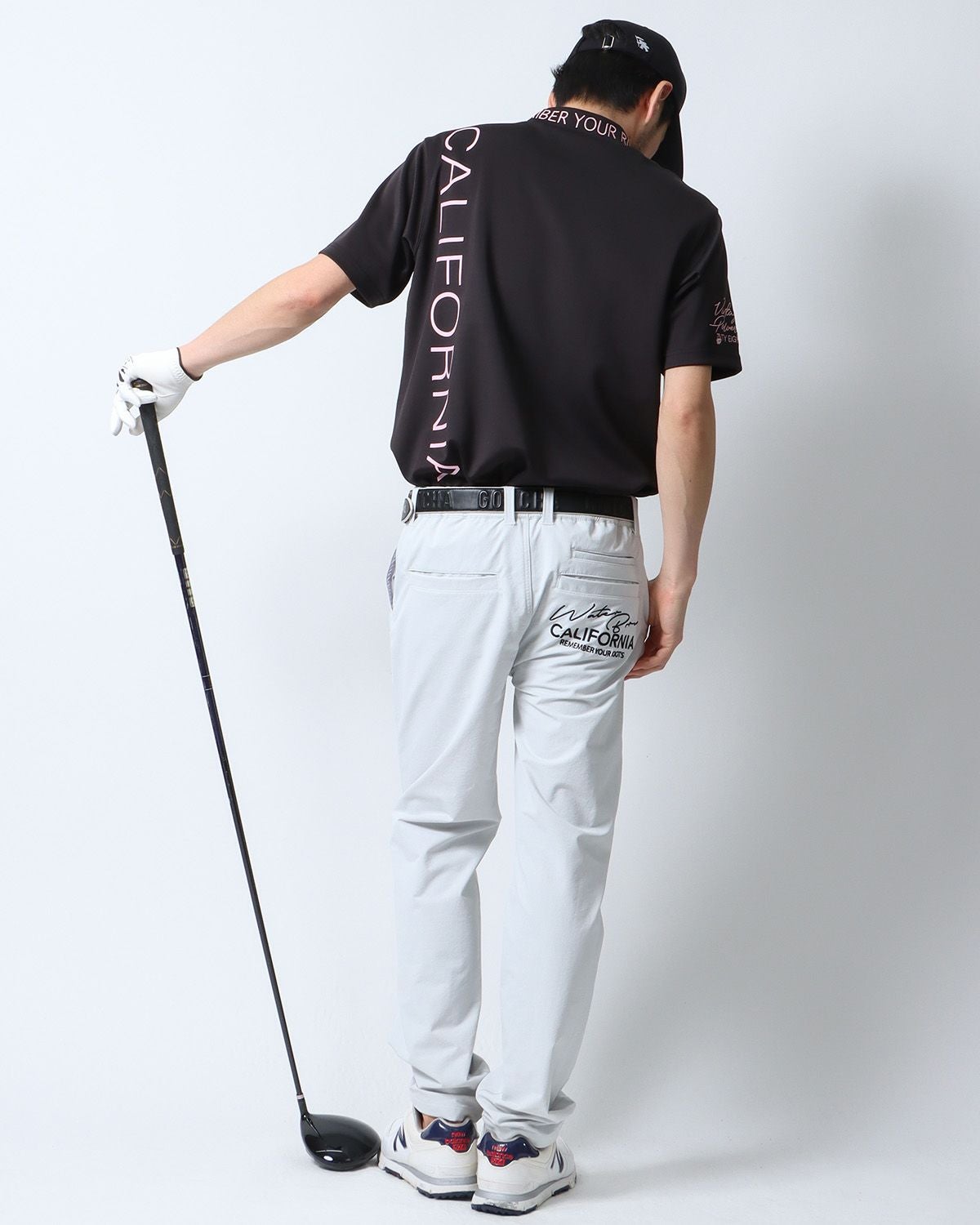 GOTCHA GOLF] サクラ ピンク モックネック Tシャツ | PEET ONLINE STORE