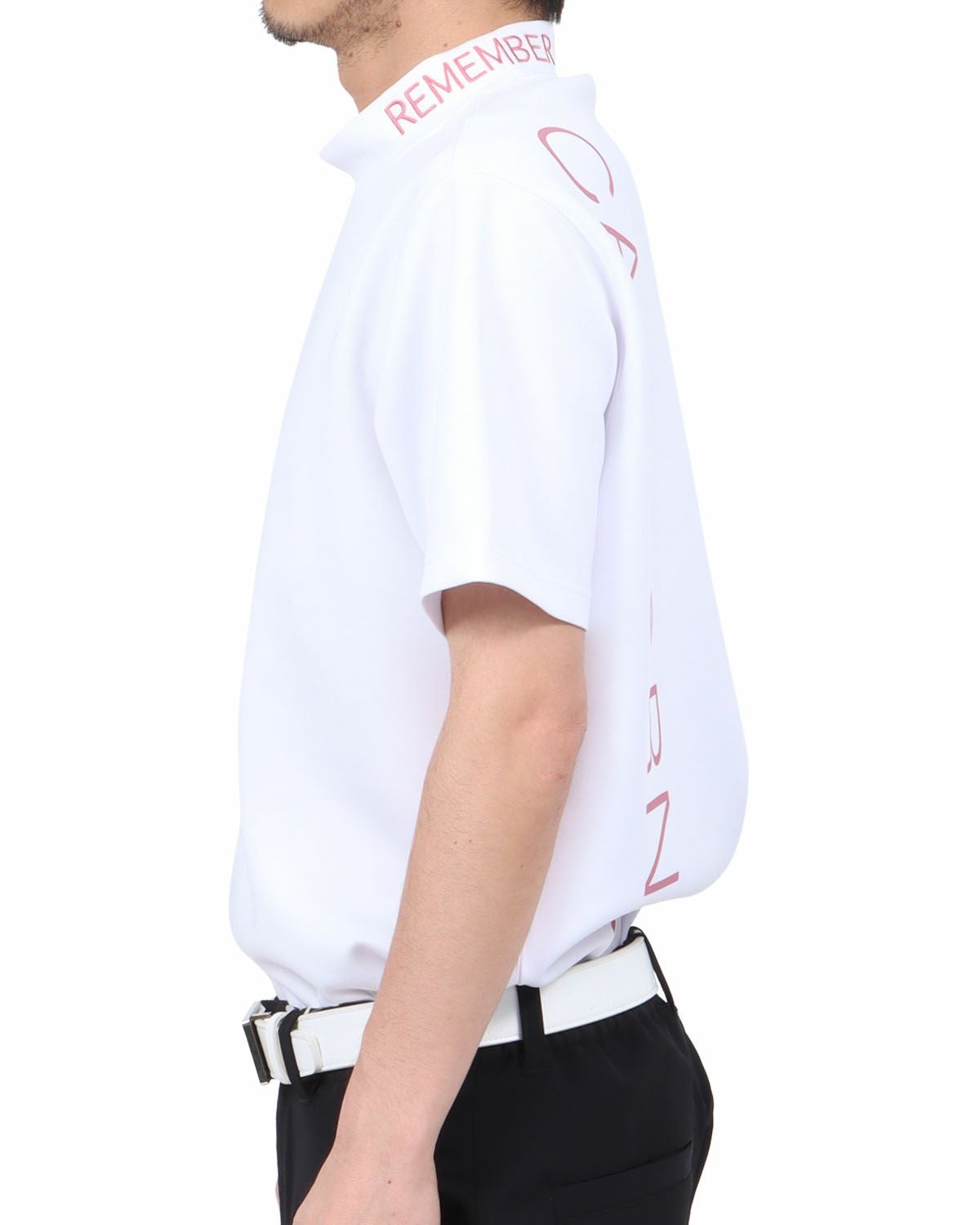 GOTCHA GOLF] サクラ ピンク モックネック Tシャツ | PEET ONLINE STORE