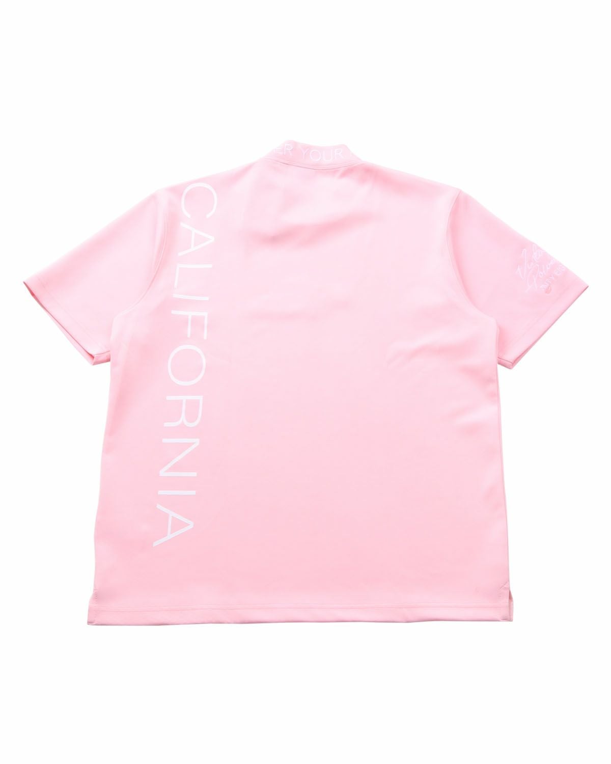 GOTCHA GOLF] サクラ ピンク モックネック Tシャツ | PEET ONLINE STORE